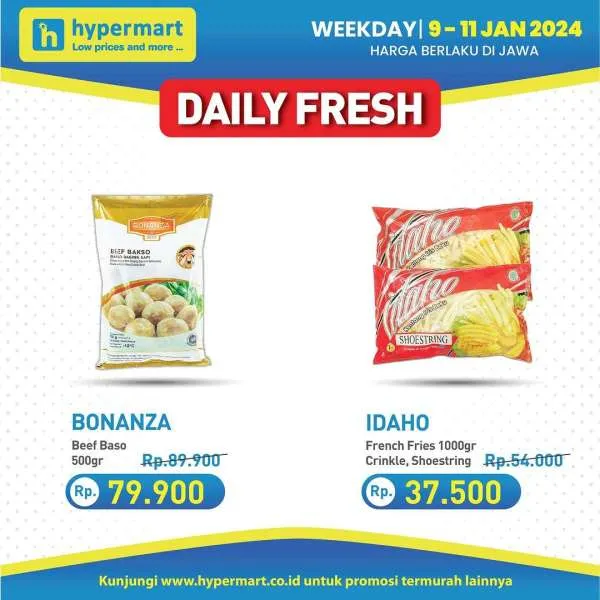 Promo Hypermart Hyper Diskon Weekday Periode 9-11 Januari 2024