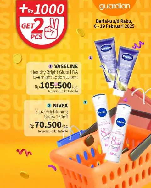 Promo Guardian Super Hemat Periode 6-19 Februari 2025