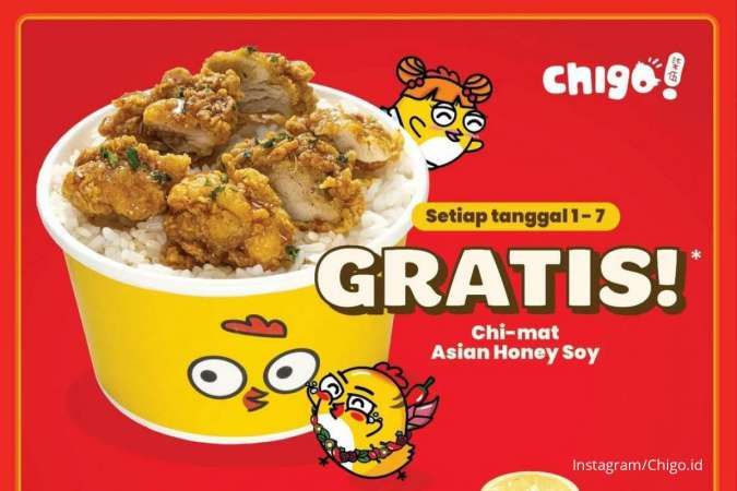 Promo Chigo 1-7 Agustus 2022, Tiap Beli Boneless Rice Set Ada Bonus Gratis Chi-Mat