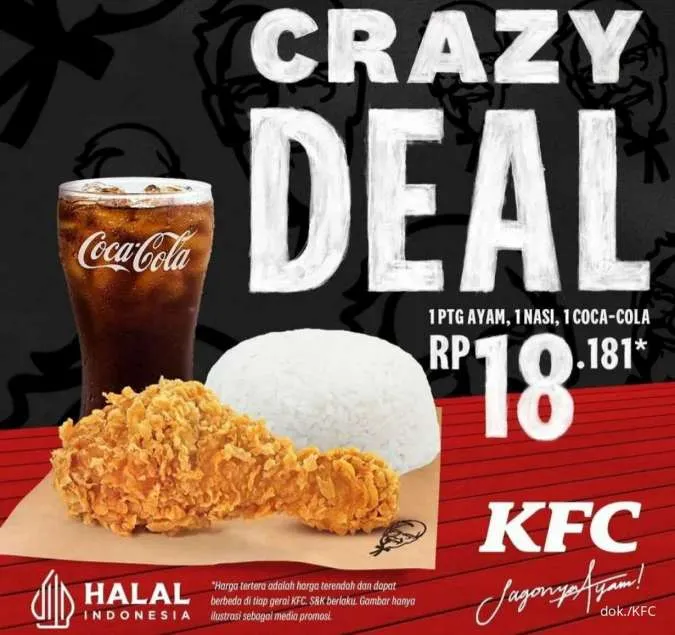 Promo KFC Terbaru Crazy Deal 1-30 Juni 2022