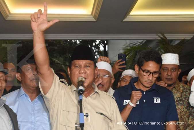 Prabowo Subianto klaim menang pilpres 2019, PDIP: Sebuah ironi