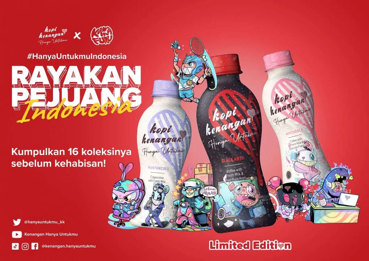 Kopi Kenangan Hanya Untukmu Menghadirkan Kemasan Edisi Terbatas untuk Delapan Pejuang