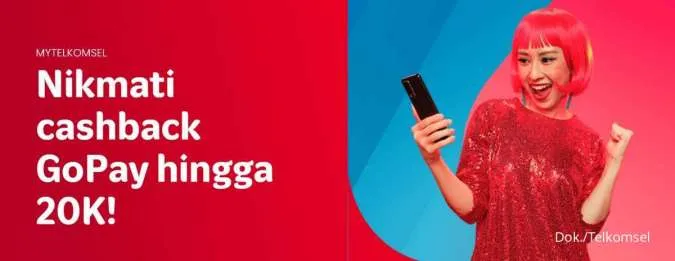 Promo GoPay Payday, Beli Paket Data Telkomsel Dapat Cashback 30% 