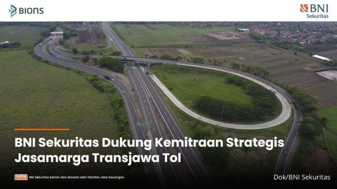 BNI Sekuritas Dukung Kemitraan Strategis Jasamarga Transjawa Tol