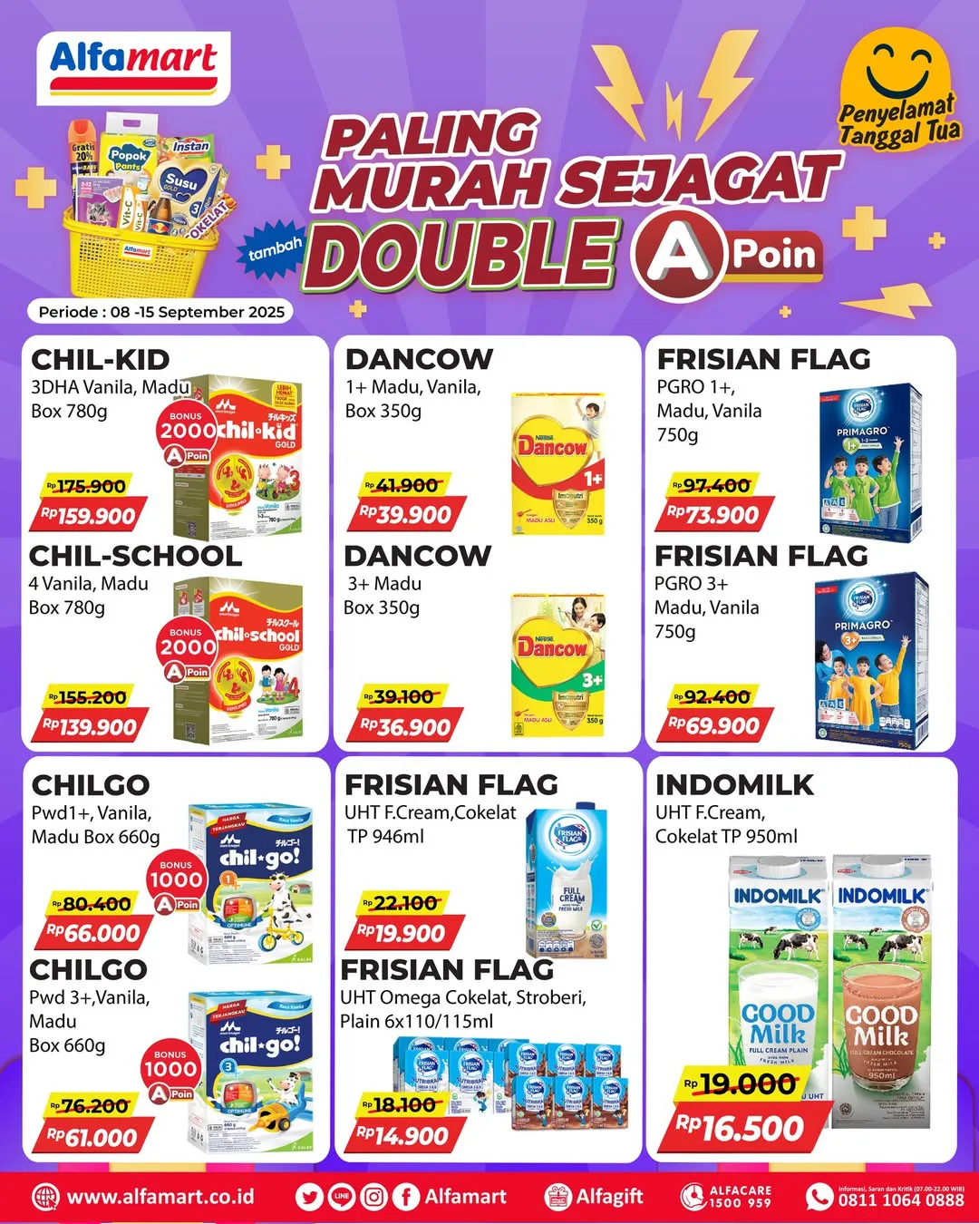 Promo Alfamart Paling Murah Sejagat Periode 8-15 September 2025