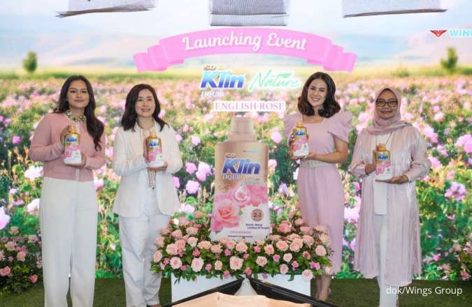 Hadir Lewat Wangi English Rose, Wings Luncurkan SoKlin Liquid Nature Series