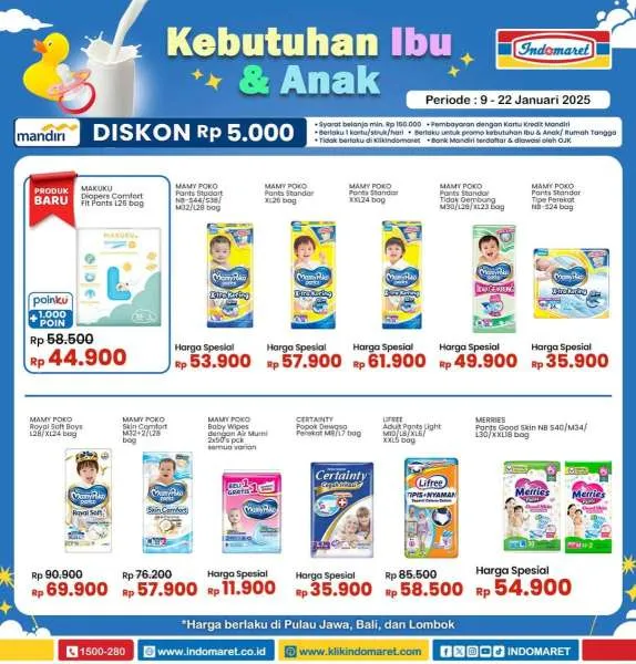 Promo Indomaret Super Hemat Periode 9-22 Januari 2025