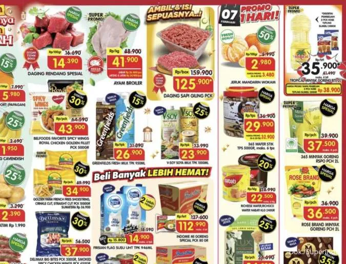 Promo Superindo Hari Ini 6-8 Februari 2026, Beli 1 Gratis 1 Sampo L'Oreal 400ml