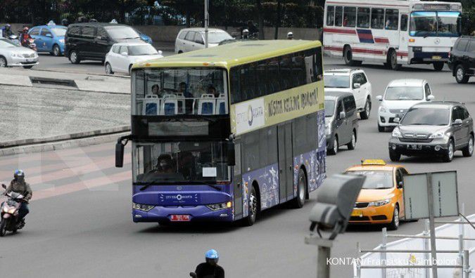 Hore, bus wisata bertingkat mulai beroperasi