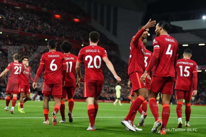 Hasil Liga Inggris Everton vs Liverpool: The Reds bantai The Toffees 4-1