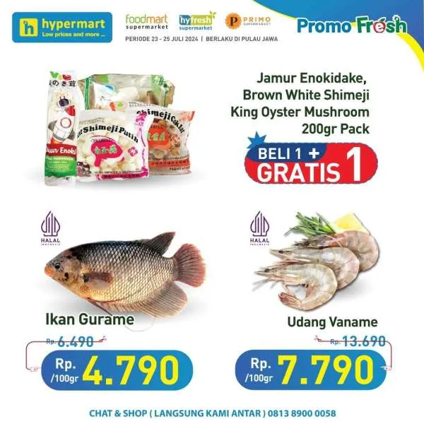 Promo Hypermart Hyper Diskon Weekday Periode 23-25 Juli 2024