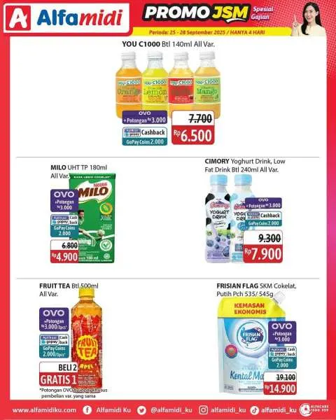 Promo JSM Alfamidi Spesial Gajian Periode 25-28 September 2025