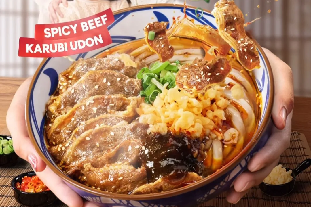 Promo menu baru marugame udon: spicy beef karubi udon