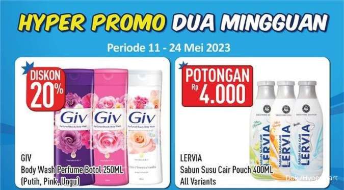 Promo Hypermart Dua Mingguan sampai 24 Mei 2023, Cek Penawaran Beli 2 Gratis 1