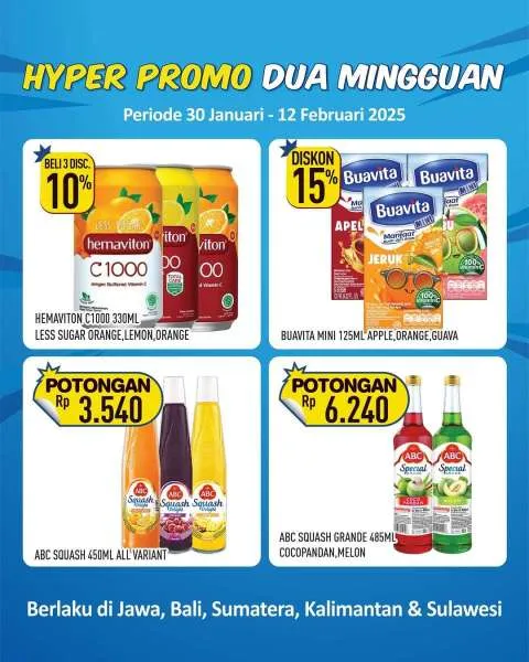 Promo Hypermart Dua Mingguan Periode 30 Januari-12 Februari 2025