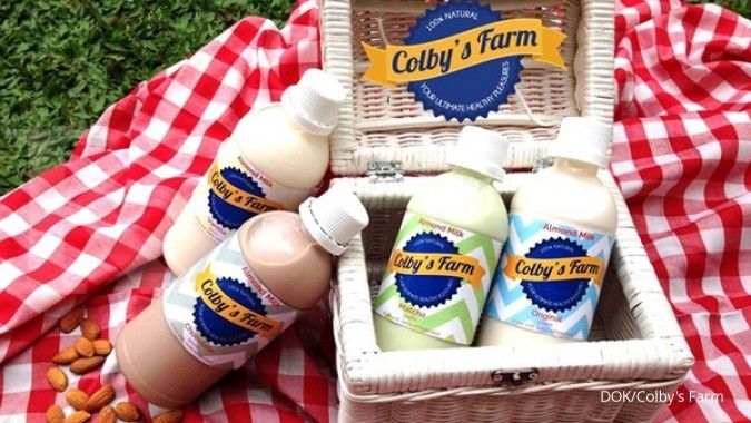 Punya khasiat kesehatan, susu almond diminati
