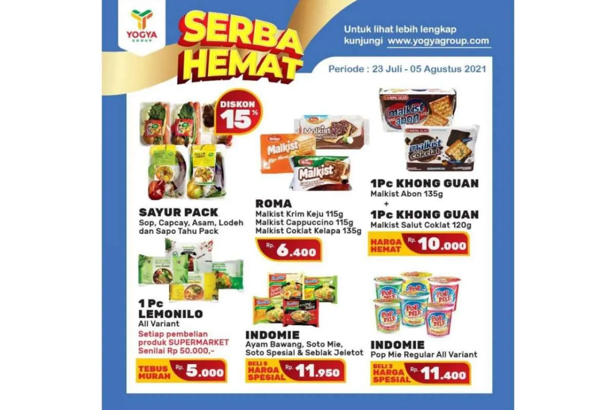 Cek promo Yogya Supermarket weekday 27 Juli 2021, diskonan hari kerja!
