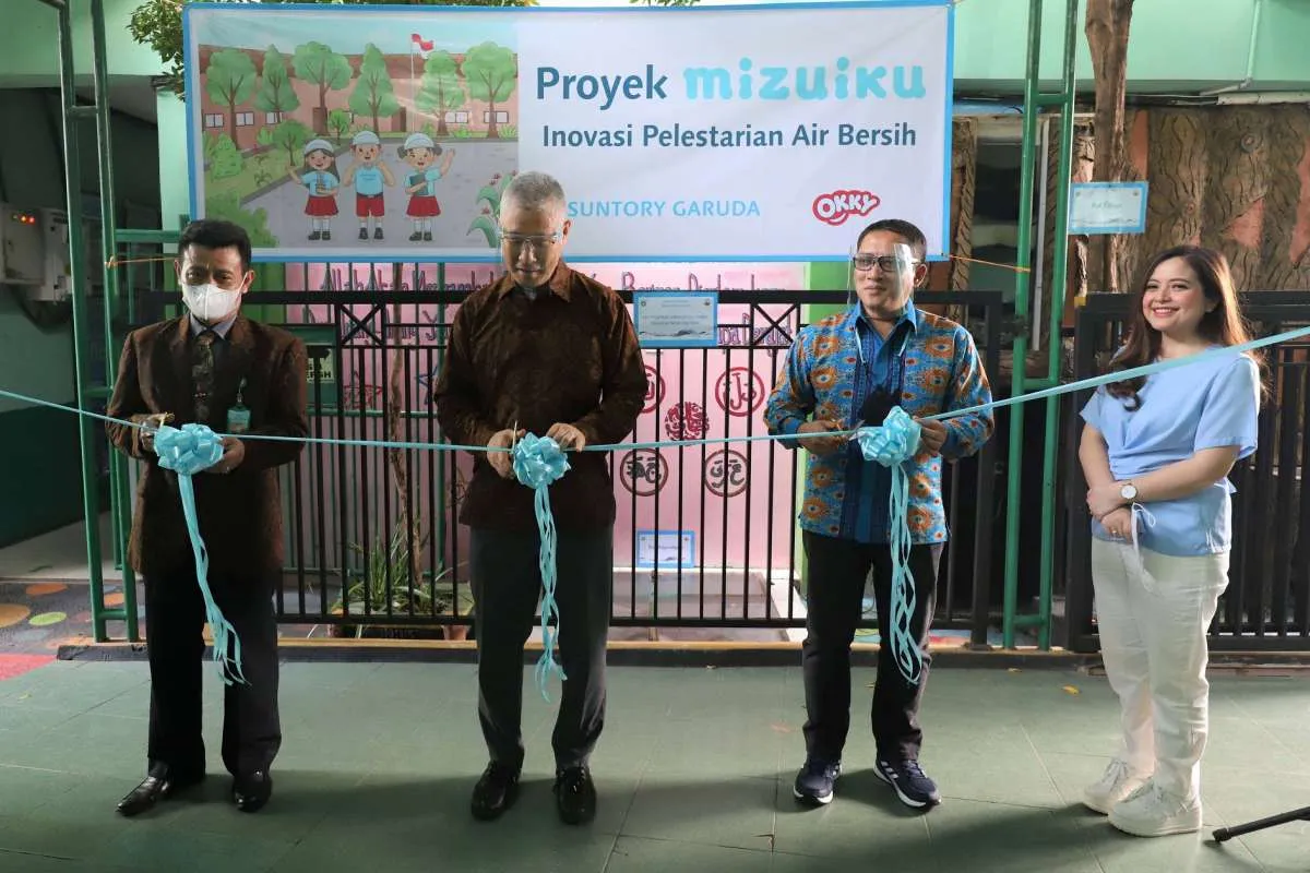 Mizuiku Resmikan Fasilitas Pengolahan Limbah Air di SDI PB Soedirman Cijantung