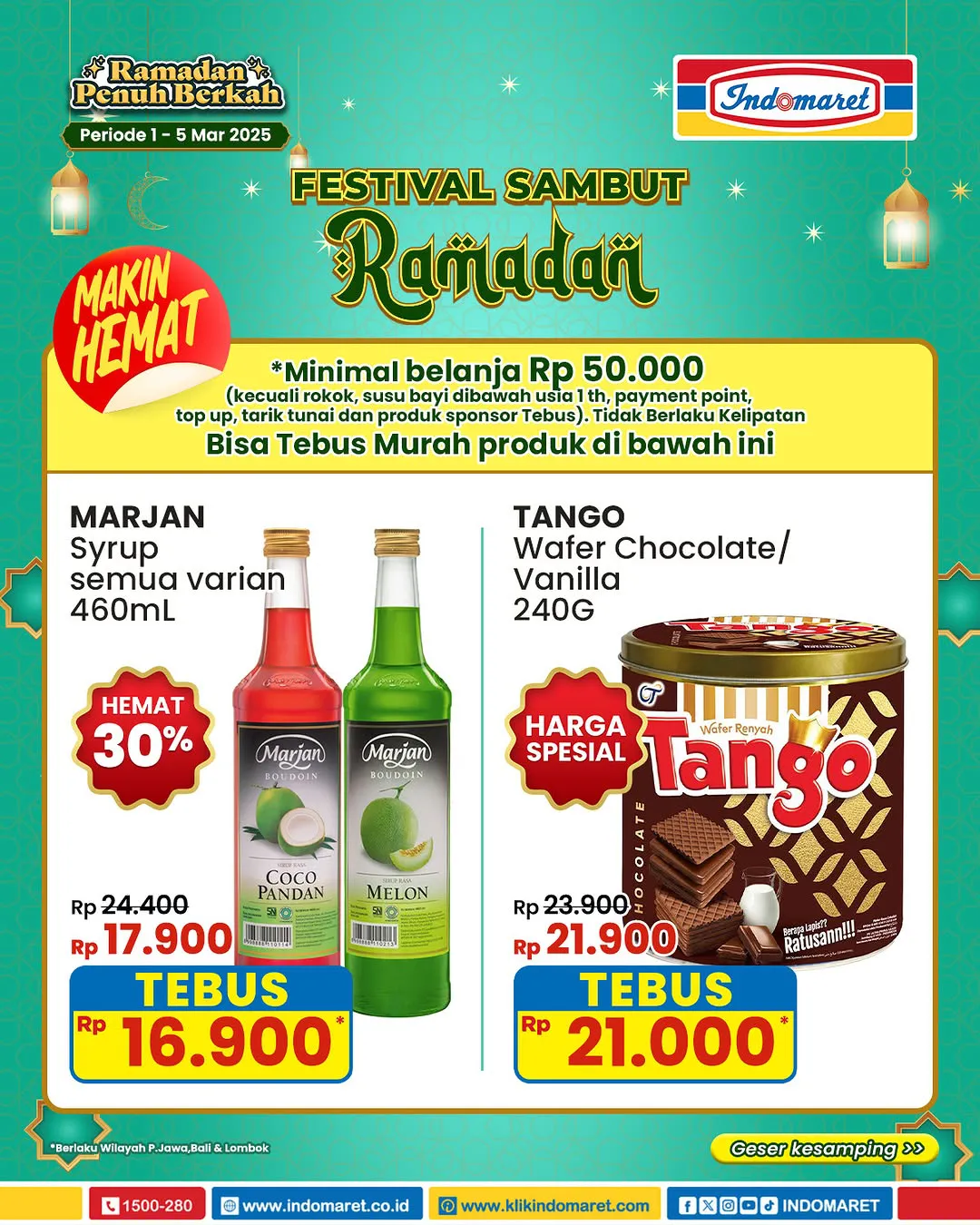Promo Indomaret Sambut Ramadan Periode 1-15 Maret 2025