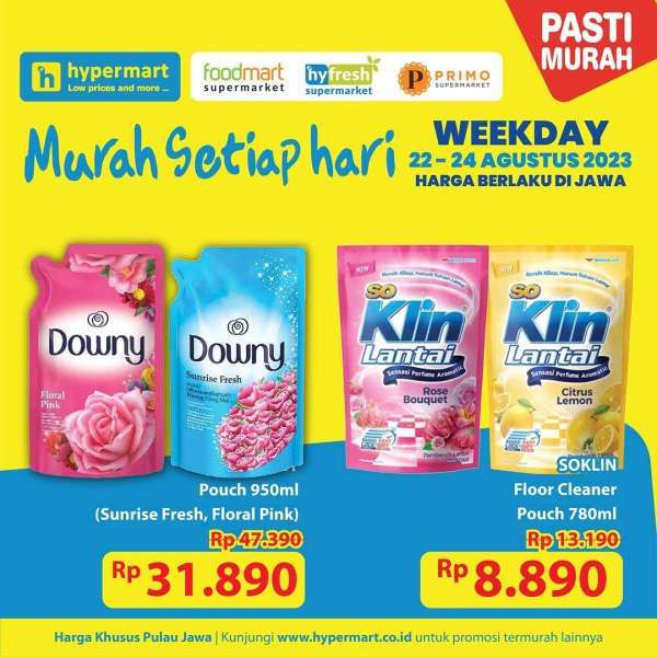 Katalog Harga Promo Hypermart Terbaru 22-24 Agustus 2023, Promo Diskon Weekday