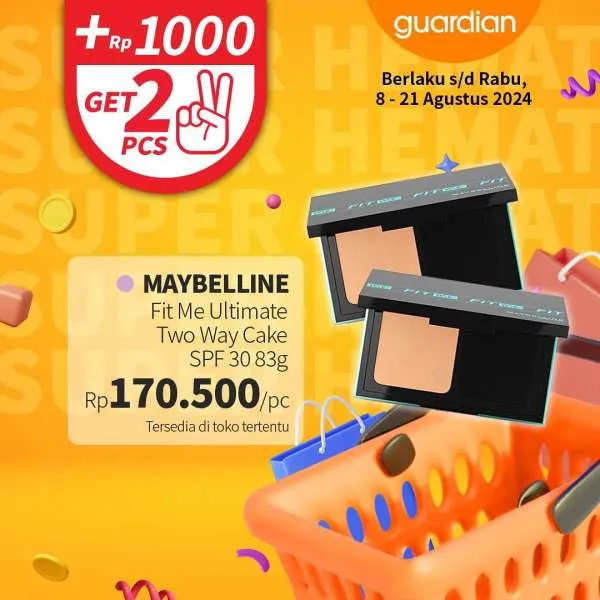 Promo Guardian Super Hemat Periode 8-21 Agustus 2024