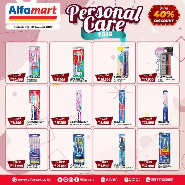 Promo Alfamart Personal Care Fair Periode 16-31 Januari 2025