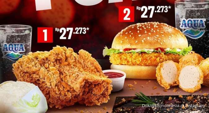 Promo KFC Jagoan Puas di Bulan September 2023, Makan Hemat Hanya Rp 27.000-an