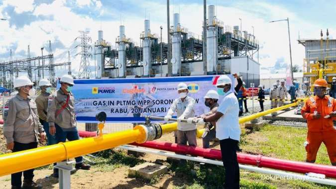 Perta Daya Gas lakukan uji coba pengaliran gas perdana ke PLTMG Sorong