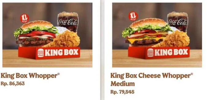 Promo Burger King Edisi Juni 2023 Paket King Box 
