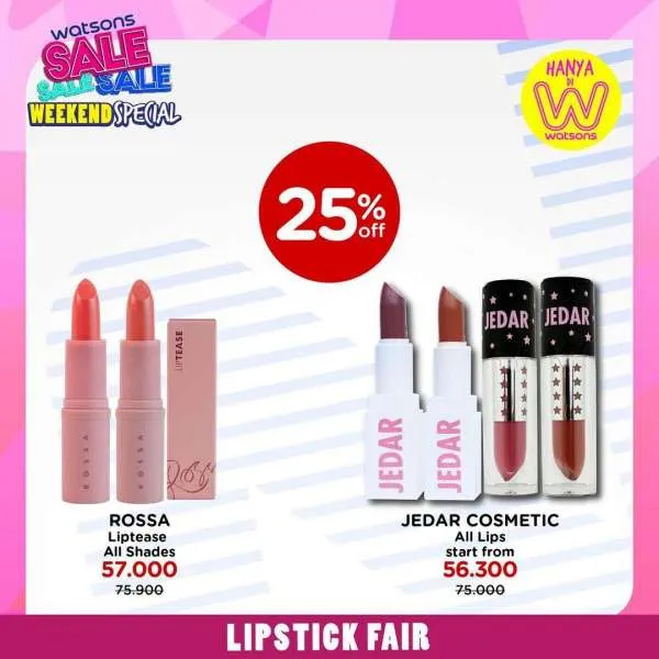 Promo Watsons Weekend Special Periode 7-10 April 2022