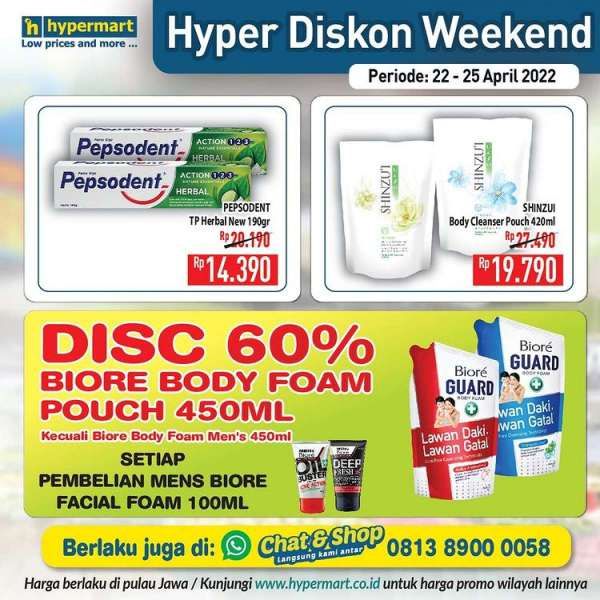 Promo JSM Hypermart Mulai 22-25 April 2022