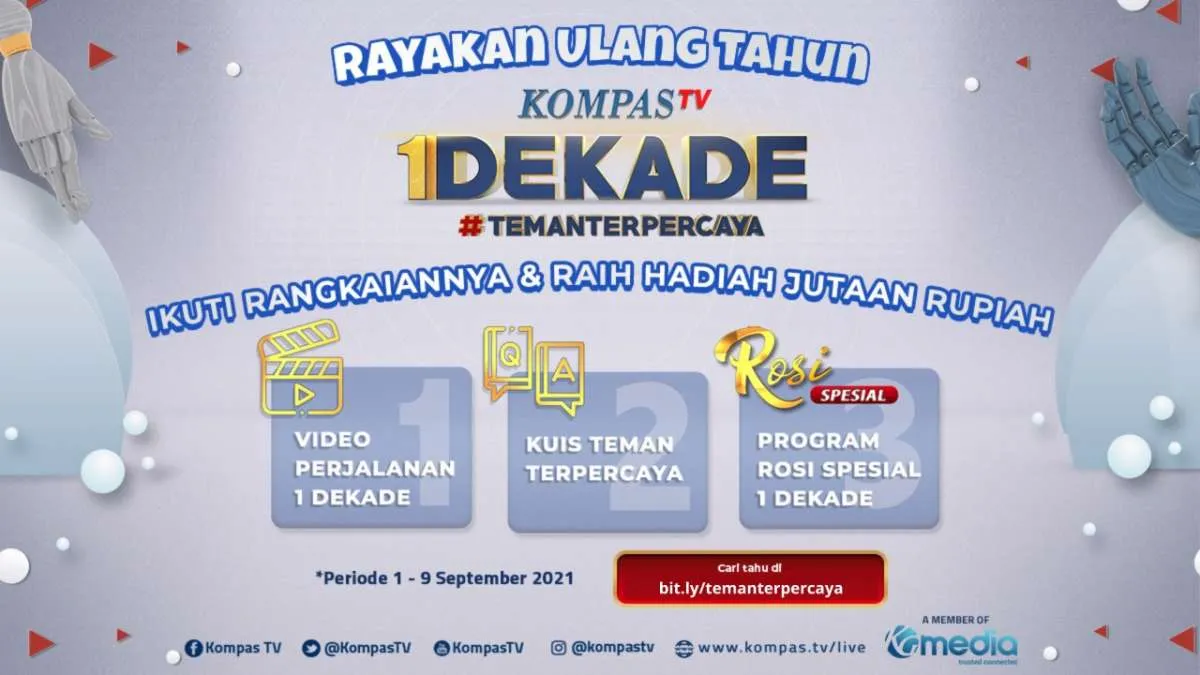 Perayaan Satu Dekade KompasTV Menjadi #TemanTerpercaya