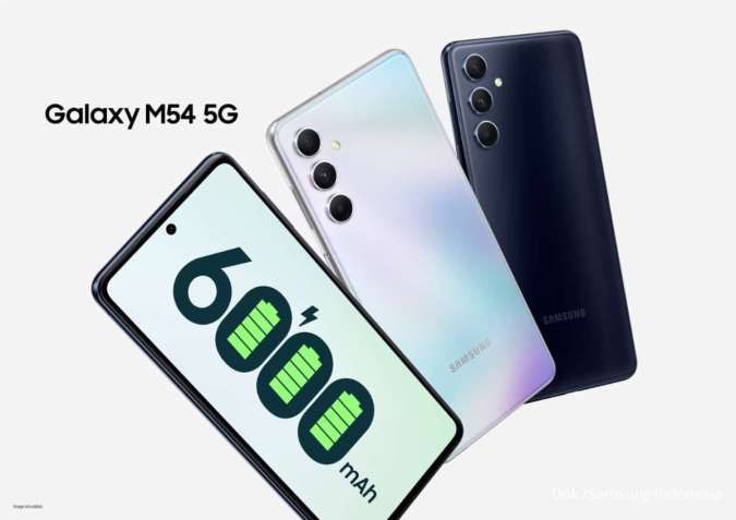 Samsung Galaxy M54 5G: Baterai 6.000 mAh, Kamera 108MP, Rp 6,5 Juta