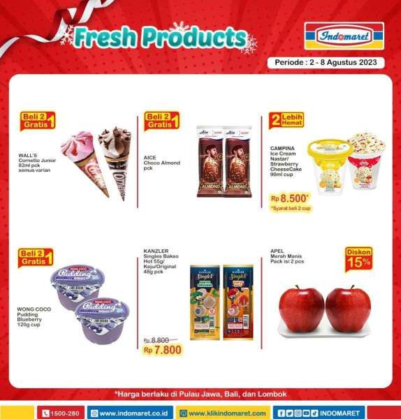 Katalog Harga Promo Indomaret Super Hemat Mingguan 2-8 Agustus 2023