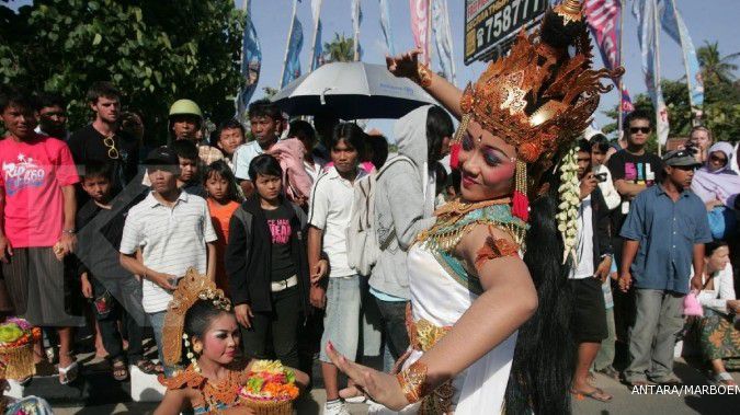 Terpesona parade akbar tari joged Buleleng 