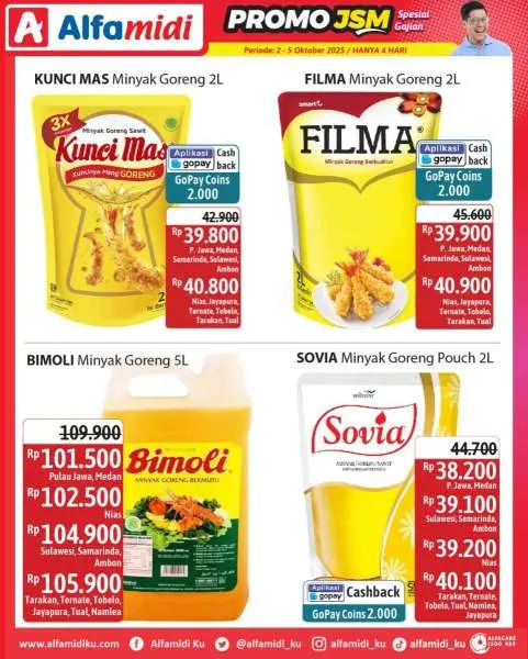 Promo JSM Alfamidi Hanya 4 Hari Periode 2-5 Oktober 2025