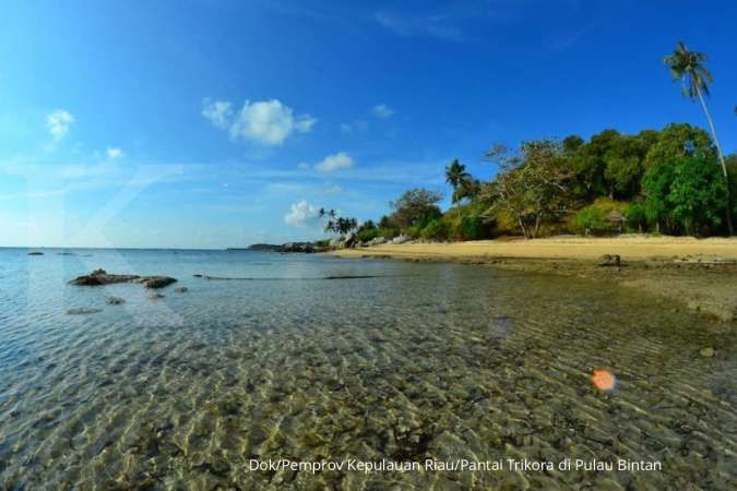 Pantai Trikora di Pulau Bintan