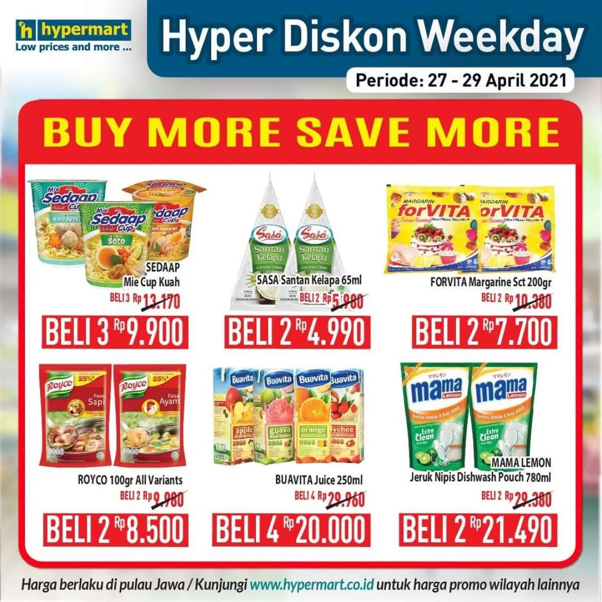 Cek promo Hypermart weekday 29 April 2021, ada program Hyper Diskon!