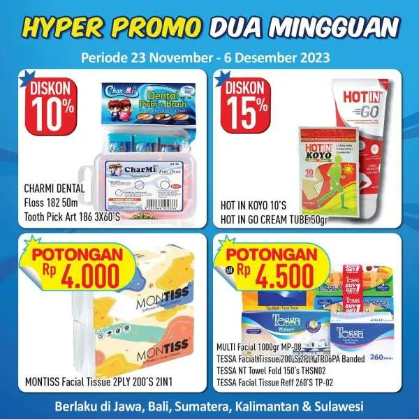 Promo Hypermart Dua Mingguan Periode 23 November-6 Desember 2023