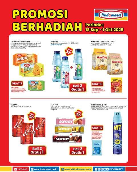 Promo Indomaret Berhadiah 18 September-1 Oktober 2025
