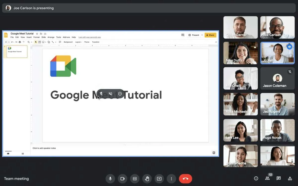 Google Meet rombak tampilan supaya lebih nyaman ketika presentasi