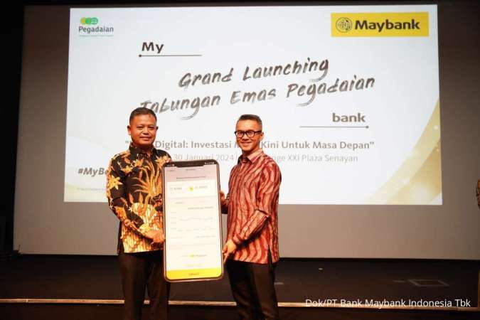  Maybank Indonesia Gandeng Pegadaian Luncurkan Tabungan Emas Pegadaian di M2U ID App 