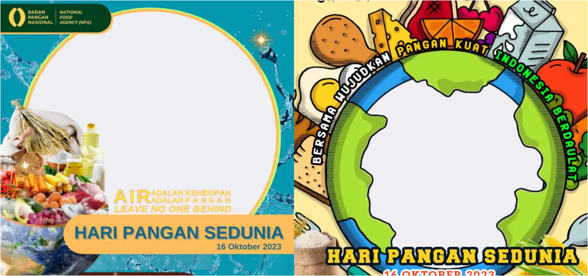 Tema dan 41 Twibbon Hari Pangan Sedunia 16 Oktober 2023, Yuk Ramaikan di Sosmed!
