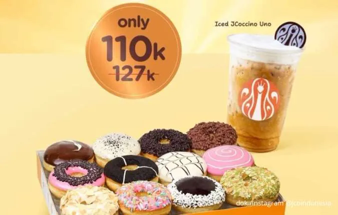 2 Hari Saja! Treat Yourself dengan Promo JCO 10.10 Selusin Donat & Minum Cuma Segini