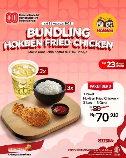 Promo Bundling HokBen Fried Chicken Bertiga