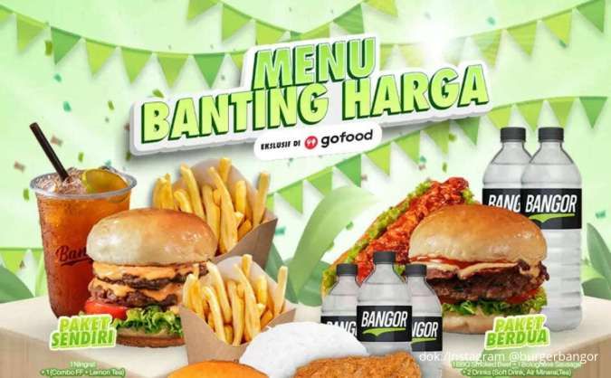 Promo Burger Bangor Banting Harga 1-10 Agustus, Paket Super Komplit Mulai Rp 59.000
