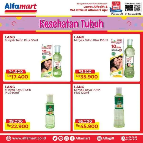 Promo Alfamart 16-31 Januari 2022