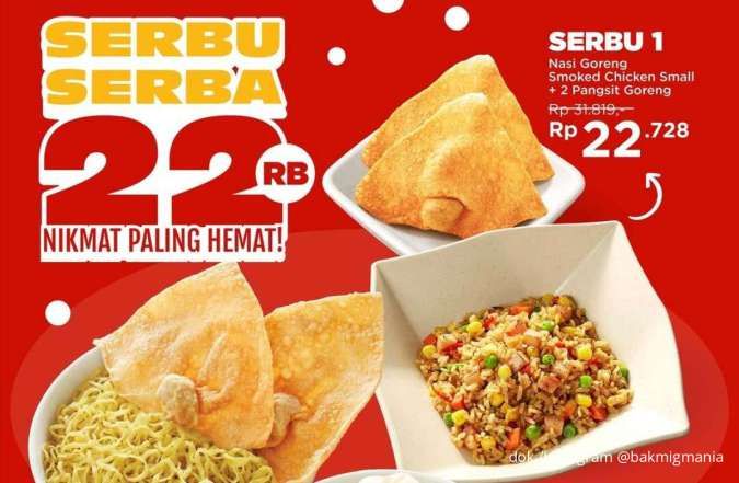 Promo Bakmi GM Serbu Serba Rp 22.000 11-24 Juli 2025, 3 Menu Favorit Harga Irit