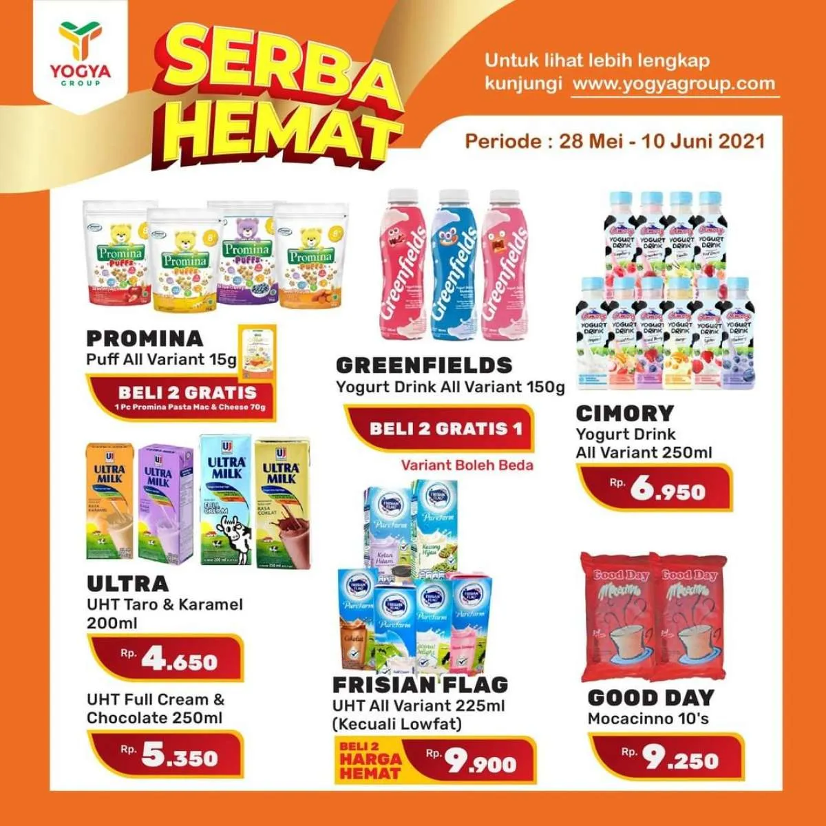 Promo Yogya Supermarket hari ini 2 Juni 2021, diskonan weekday!