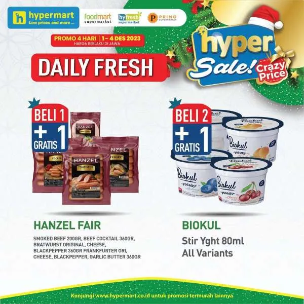 Promo JSM Hypermart Hyper Diskon Weekend Periode 1-4 Desember 2023